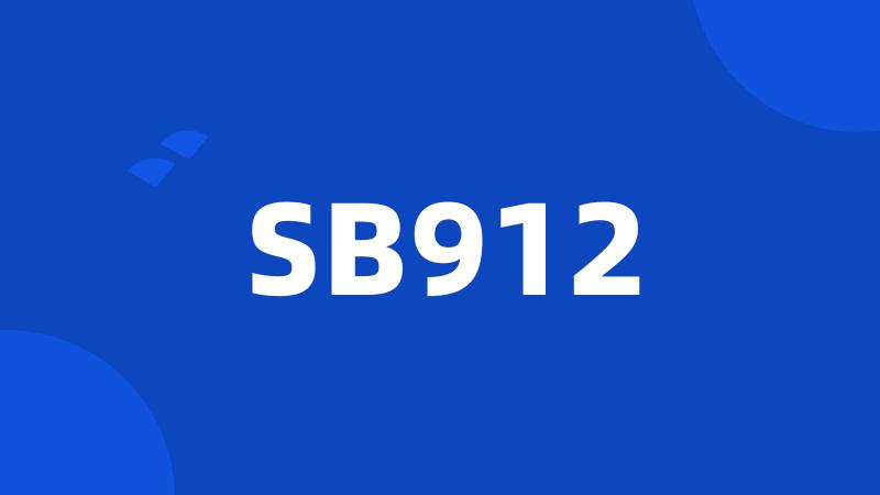 SB912