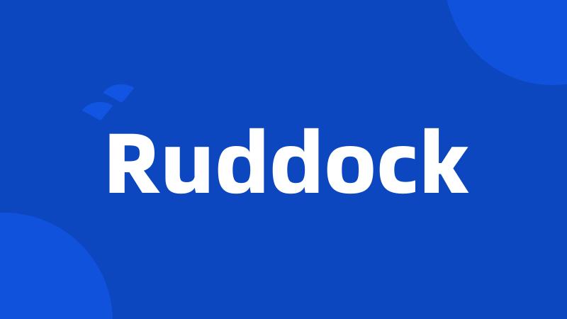 Ruddock