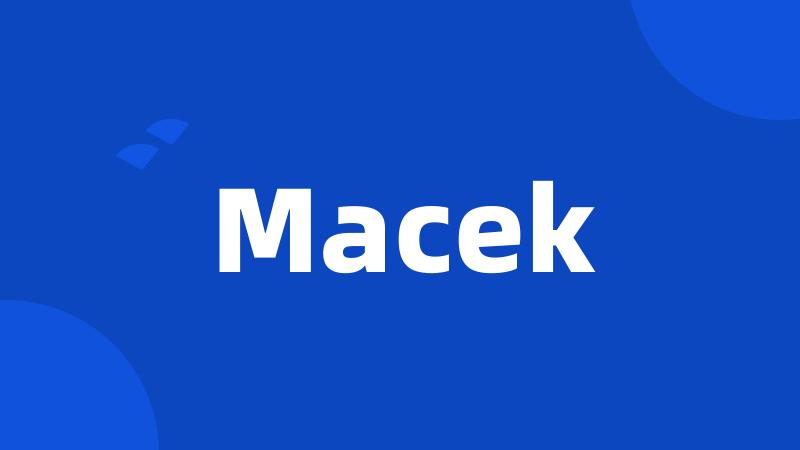 Macek