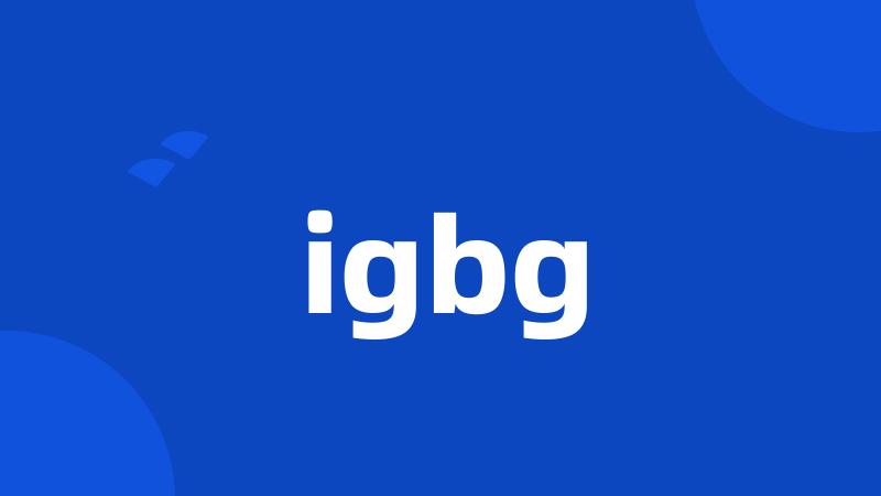 igbg