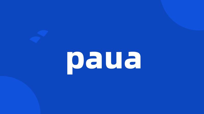 paua