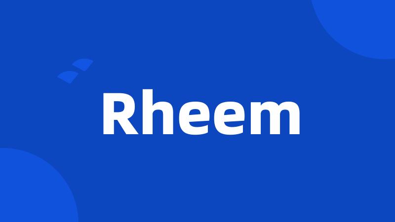 Rheem