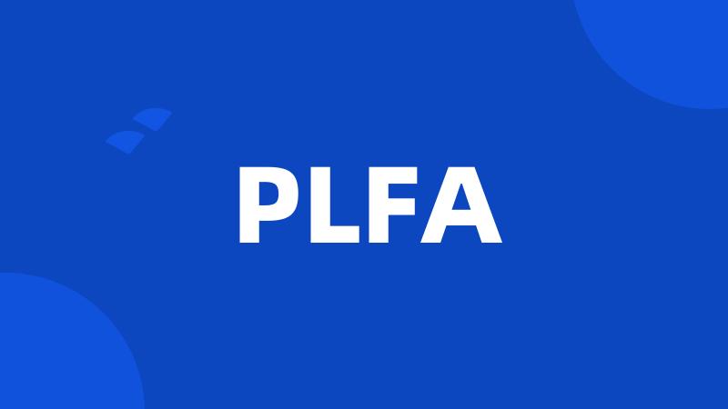 PLFA