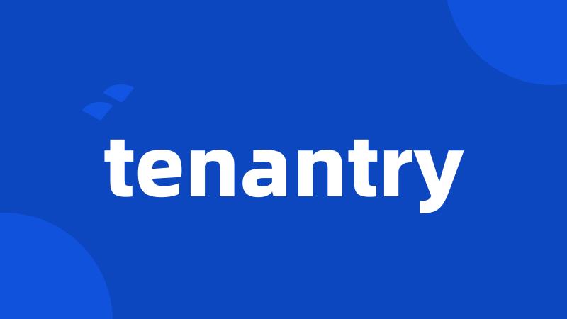 tenantry