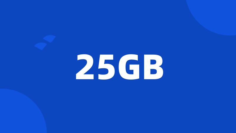 25GB