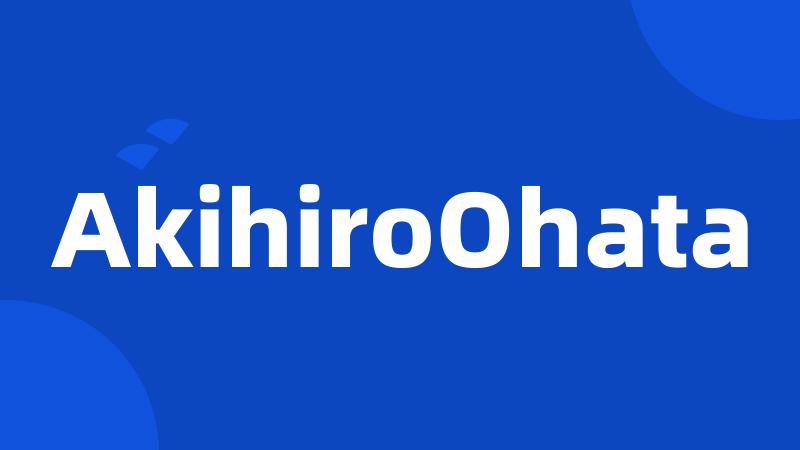 AkihiroOhata