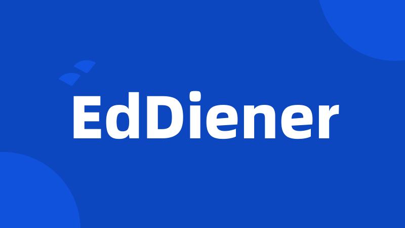 EdDiener