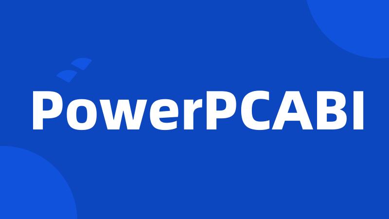 PowerPCABI