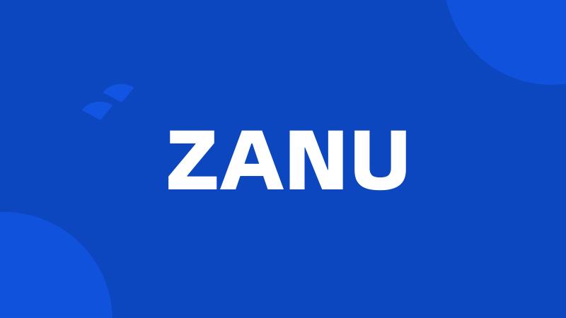 ZANU