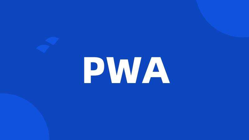 PWA