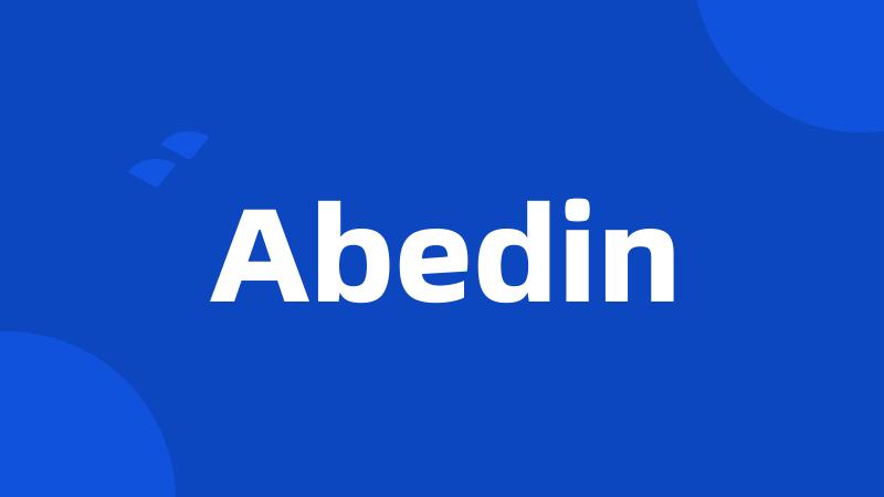 Abedin