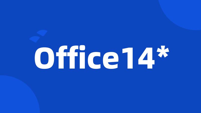 Office14*