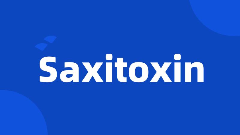 Saxitoxin