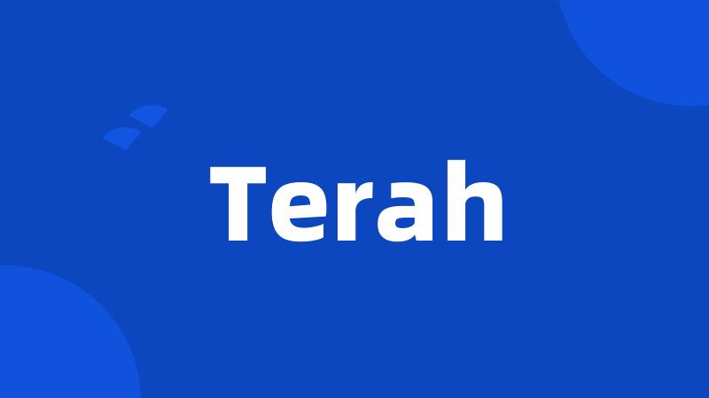 Terah