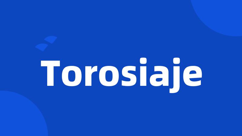 Torosiaje