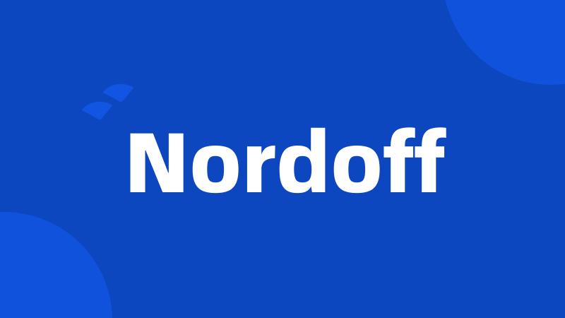 Nordoff