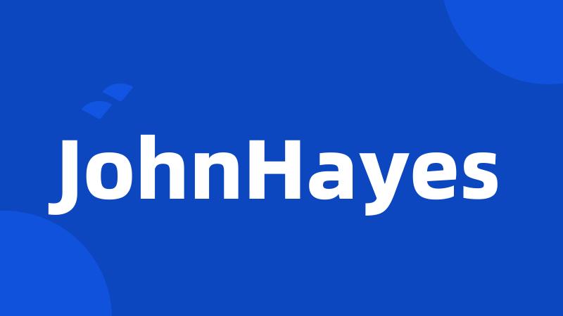 JohnHayes