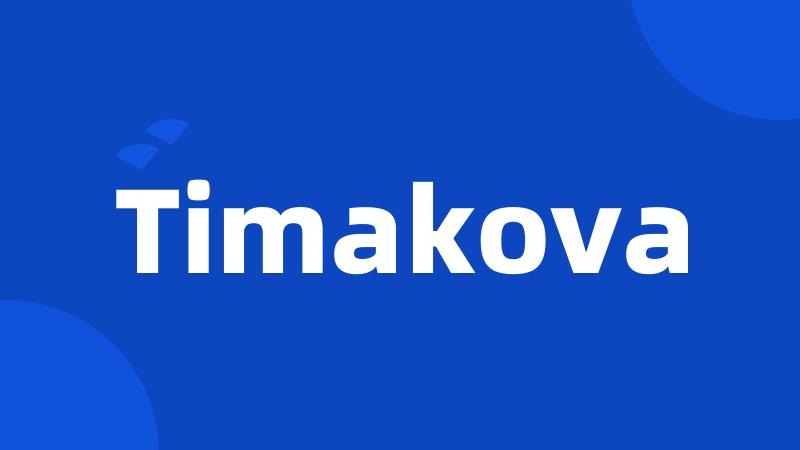 Timakova