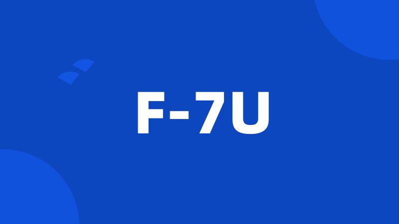 F-7U