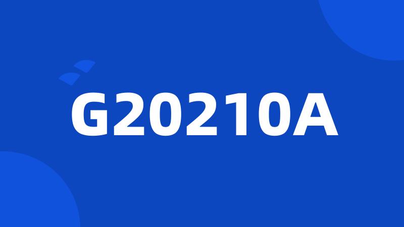 G20210A