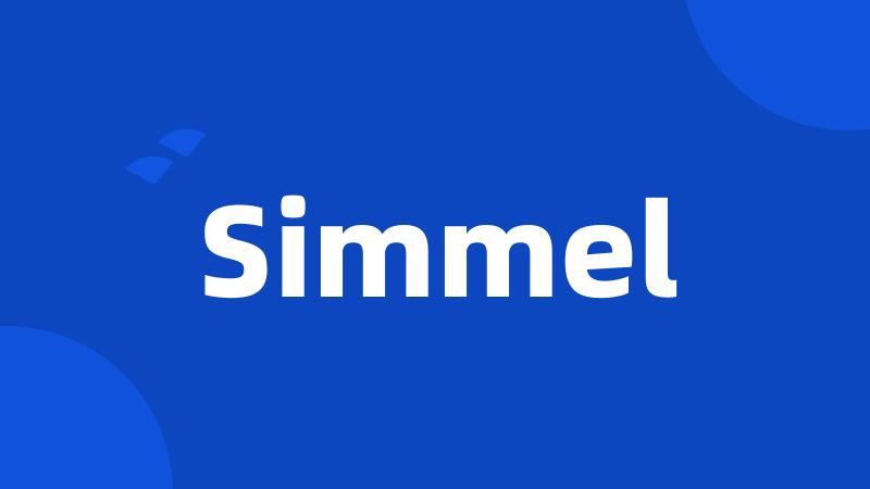 Simmel