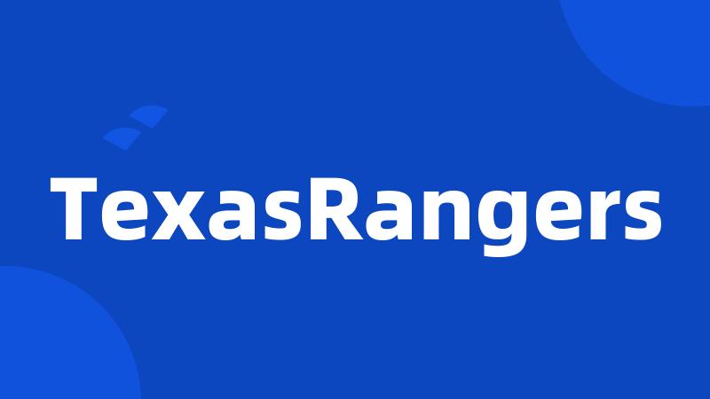 TexasRangers