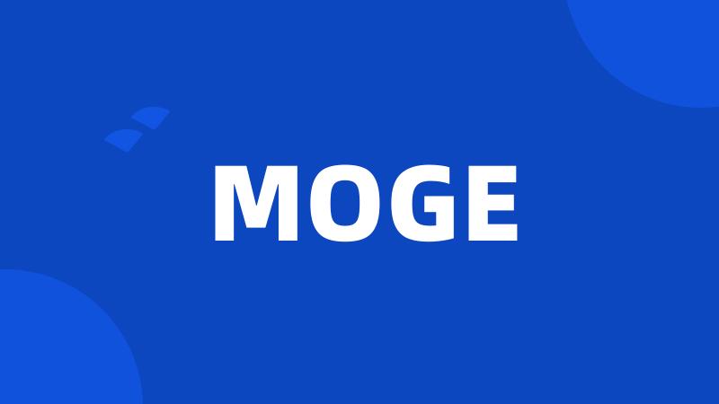 MOGE