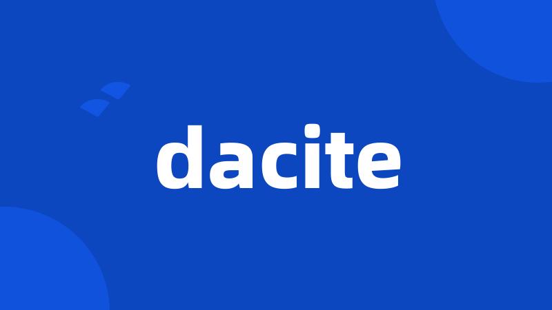 dacite