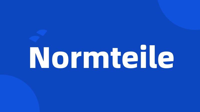 Normteile