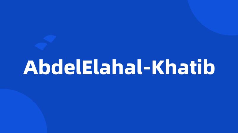 AbdelElahal-Khatib