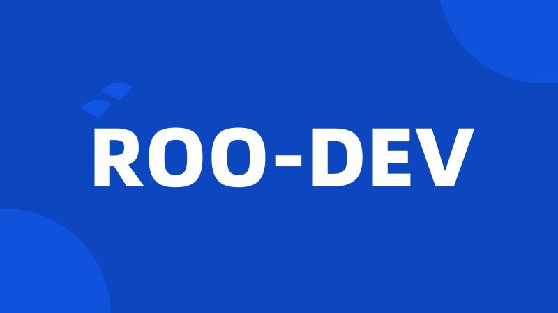 ROO-DEV