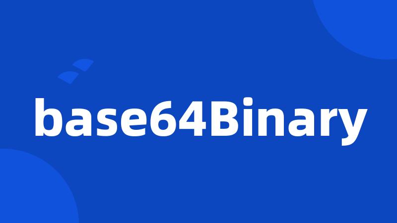 base64Binary