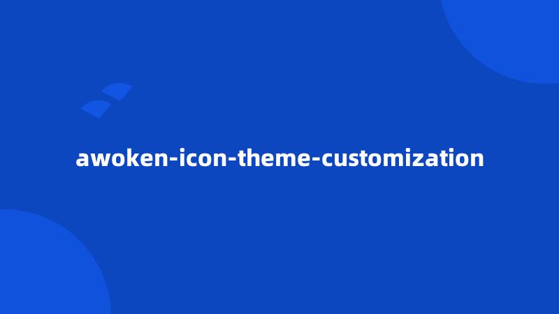 awoken-icon-theme-customization