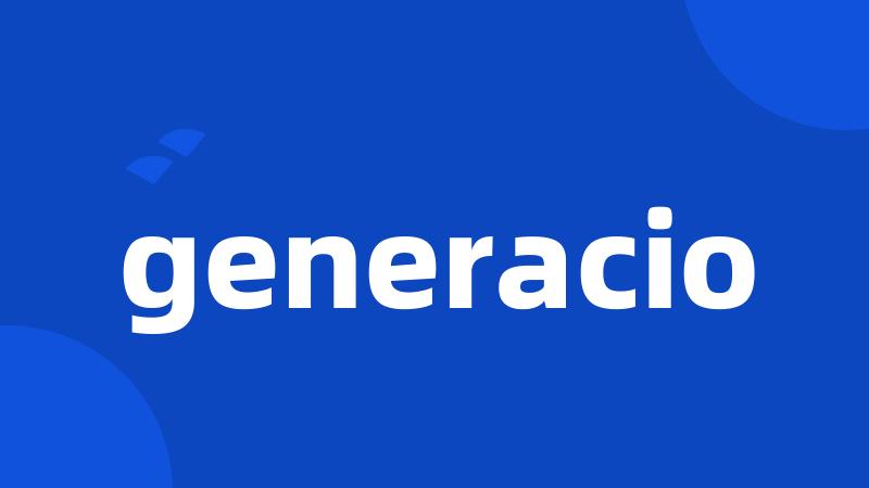 generacio