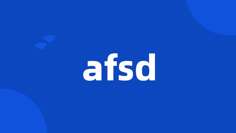 afsd