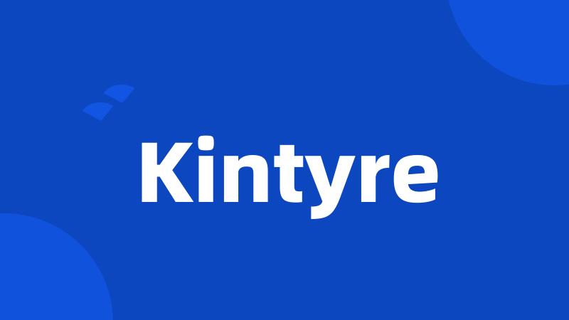 Kintyre