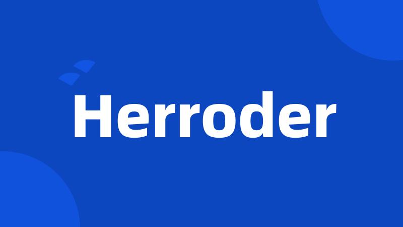 Herroder