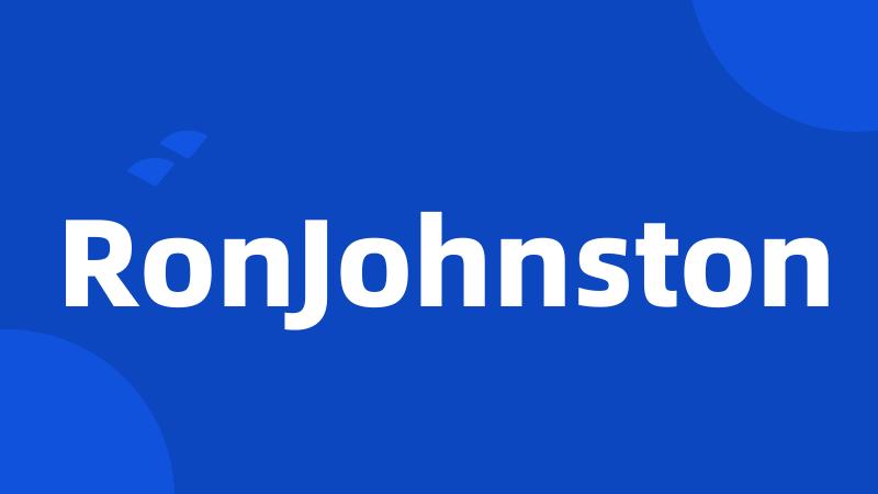 RonJohnston