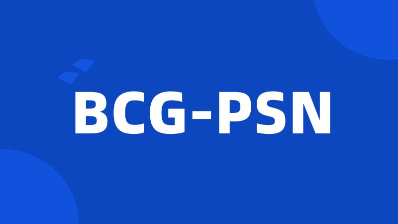 BCG-PSN