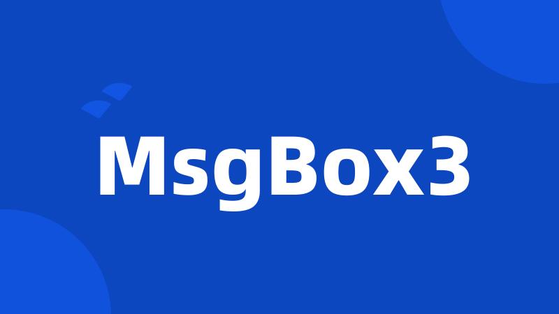 MsgBox3