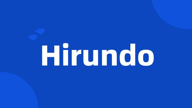 Hirundo