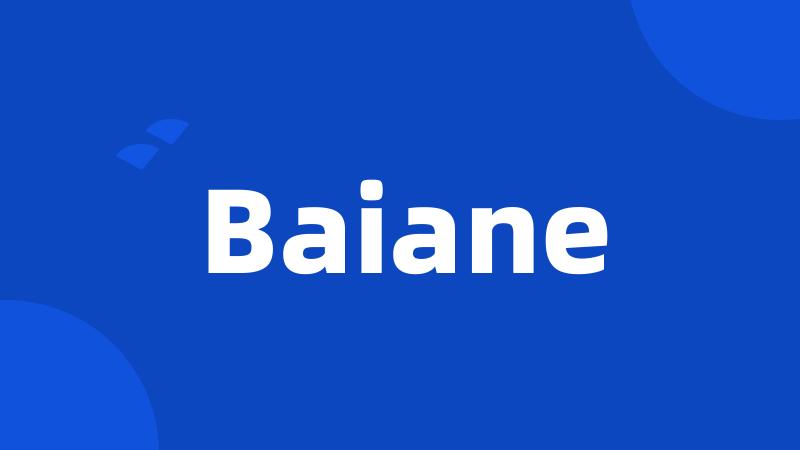 Baiane