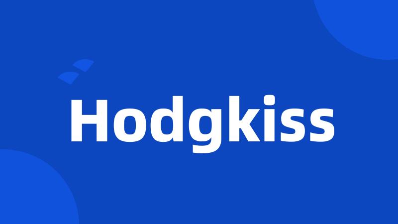 Hodgkiss