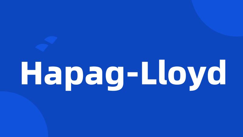 Hapag-Lloyd