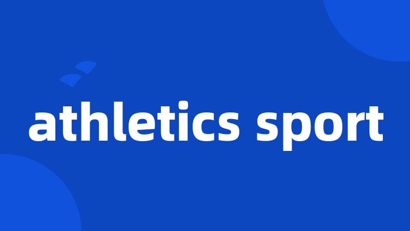 athletics sport