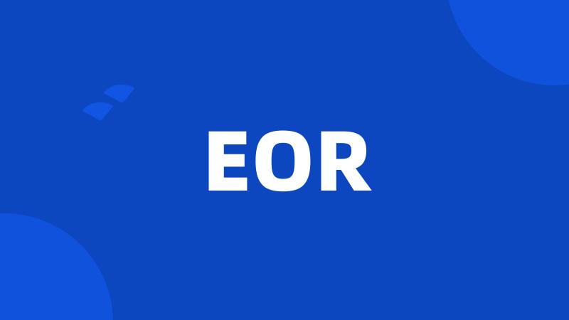 EOR