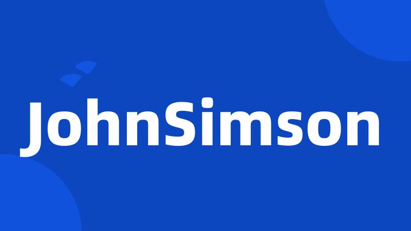 JohnSimson