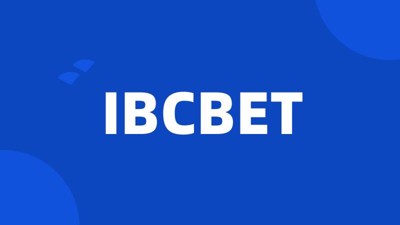 IBCBET