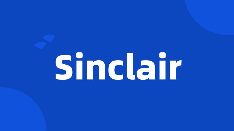 Sinclair