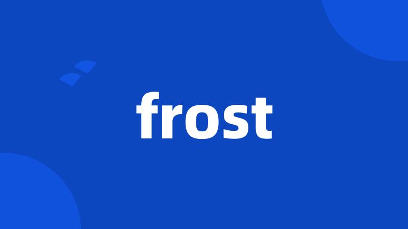 frost